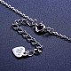 Collana con pendente in argento sterling Shegrace placcato rodio JN568A-4