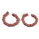 Offener Ring aus Fimo-Twist-Seil CLAY-N010-031-03-2