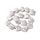 Perles de perles de keshi naturelles baroques PEAR-N020-L32-5