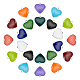 DICOSMETIC 44Pcs 11 Colors Stainless Steel Heart Shape Enamel Charms Colorful Metal Heart Charms Mini Heart Beads Enamel Charms for Bracelet Necklace Jewelry Making，Hole：1.5mm STAS-DC0003-84-1