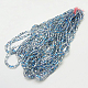 Electroplate Glass Beads Strands EGLA-D018-8x8mm-16-2