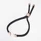 Nylon Twisted Cord Armband machen MAK-F019-04RG-1