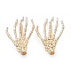 Halloween Skeleton Hands Bone Hair Clips PHAR-B086-04G-1