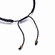 Braccialetti con cordoncino di nylon intrecciato Craftdady BJEW-CD0001-04-3