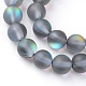 Chapelets de perles en pierre de lune synthétique X-G-R375-8mm-A03-1