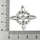 合金のチベット風チャーム  スターのチャーム  ニッケル  アンティークシルバー  30.5x1.5mm TIBE-Q098-10C-3