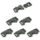 Seitliche Entriegelungsschnallen aus Polyformaldehyd&nbsp;KY-WH0046-77B-7