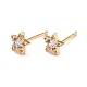 Star Sparkling Cubic Zirconia Stud Earrings for Her ZIRC-C025-16G-1