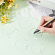 FINGERINSPIRE 60 Pcs Acrylic Circle Drink Tags Party Drink Tag Circles 2 inch Clear Acrylic Drink Marker Champagne Glass Marker Tag Acrylic Wine Glass Charms for Bar Wedding Wine Tasting Party AJEW-FG0002-23-3