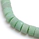 Natural Frosted Gemstone Green Aventurine Beads Strands G-L158-02-2