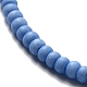 Handgefertigte Perlen aus gefrostetem Porzellan PORC-E017-01J-3