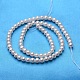 Fili di perle di perle d'acqua dolce coltivate naturali PEAR-E009-5-5.5mm-A-01-2