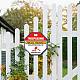 八角形ヴィンテージ鉄錫サイン  金属の警告サイン  家の庭のバーの壁の装飾のため  言葉  300x300x0.03mm DJEW-WH0246-003-5