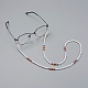 Chaînes de lunettes de perles de rocaille de verre AJEW-EH00006-03-5