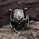 Punk Rock Style 316L Surgical Stainless Steel Skull Rings for Men RJEW-BB01240-9AS-3