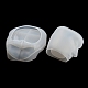 Moldes de silicona para taza y tapete de taza con rostro humano de arte abstracto DIY-E072-03-5