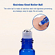 ガラス瓶  スチールローラーボールとプラスチックキャップ付き  プラスチック目盛り付きピペット  ミックスカラー  9.1x1.6cm AJEW-BC0005-42B-5