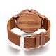 Relojes de pulsera de madera zebrano WACH-H036-04-4