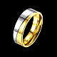 Подарки на день святого валентина парные кольца из титановой стали для мужчин RJEW-BB16492-7-2