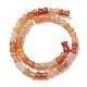 Natural Red Aventurine Beads Strands G-C102-A02-01-3