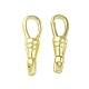 Chiusure moschettone in ottone&nbsp;KK-B089-25G-1
