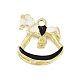 Pendentifs d'émail en alliage&nbsp;ENAM-S026-01B-G-1