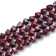 Chapelets de perles en jaspe rouge naturel G-S149-34-6mm-1