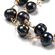 1 Strang handgemachte Perlenketten aus Süßwasser-Zuchtperlen AJEW-SZ0002-05-4