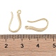 Ganci di orecchini in ottone&nbsp;KK-U008-05G-3