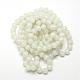 Chapelets de perles en verre craquelé peint DGLA-Q023-8mm-YS1-3