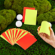 PVCプラスチックの空白のペナルティカード  サッカーの試合の黄色と赤の審判カード  長方形  ミックスカラー  110x80x0.5mm  2色  1pc /カラー  2個/セット AJEW-WH0401-87-3