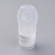 創造的なポータブルシリコンポイントボトリング  シャワーシャンプー化粧品エマルジョン貯蔵ボトル  透明  93x42mm 容量：約37ml MRMJ-WH0006-F04-37ml-1