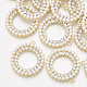 Colgantes de perlas de imitación de plástico abs PALLOY-T071-087-1