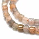 Natural Multi-Moonstone Beads Strands G-E576-70-3