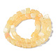 Topazio naturale perle di giada fili G-S364-089-2