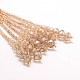 Collane di perle di vetro Lariat NJEW-O059-04E-2
