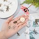1PandaHall Elite about 48pcs Assorted Dragonfly Charm Pendant Connector for DIY Jewelry Making Accessaries TIBEP-PH0005-08-FF-3