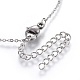 304 Stainless Steel Pendant Necklaces NJEW-O108-29P-3