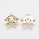 Brass Micro Pave Cubic Zirconia Charms KK-A144-003G-2