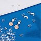 SUNNYCLUE 1 Box 40Pcs 2 Colors Clip on Earring Converter Transparent U Type Earring Cilps Stainless Steel Earring Components with Loop Painless Earrings for Non-Pierced Ears Jewelry Making DIY Crafts STAS-SC0004-29-5