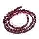 Natural Garnet Beads Strands G-K305-08-A-2