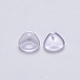 Transparent Spray Painted Glass Charms GLAA-R111-01-B10-2