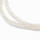 Electroplate Glass Beads Strands EGLA-J144-HR-C05-4