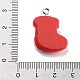 Подвески из непрозрачной смолы на рождественскую тематику RESI-F054-B13-3