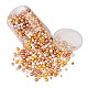 Cheriswelry 11 rangs 11 styles de perles de verre perlées peintes en perles rondes HY-CW0001-04-3