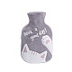 Bottiglie di acqua calda in gomma con stampa zampa di gatto COHT-PW0001-48C-1