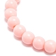 6 pièces 6 couleurs bonbon couleur acrylique rond perlé bracelets extensibles ensemble BJEW-JB08985-7