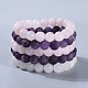 Natural Gemstone Beads Stretch Bracelets BJEW-JB04169-1