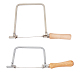 PANDAHALL ELITE 2 Pcs 2 Sizes 50# Steel Wire with Wood Handle Saw Frame TOOL-PH0001-26-1
