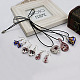 Gifts for Valentines Day Handmade Lampwork Jewelry Sets SJEW-MSMC001-2-1